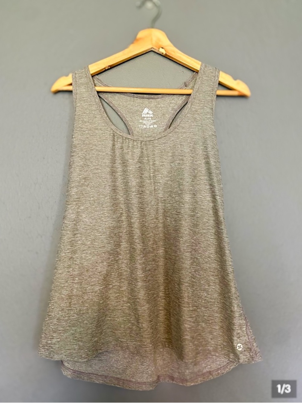 RBX Active Workout Tank Top for Women Racerback Flowy Yoga Top Size XL